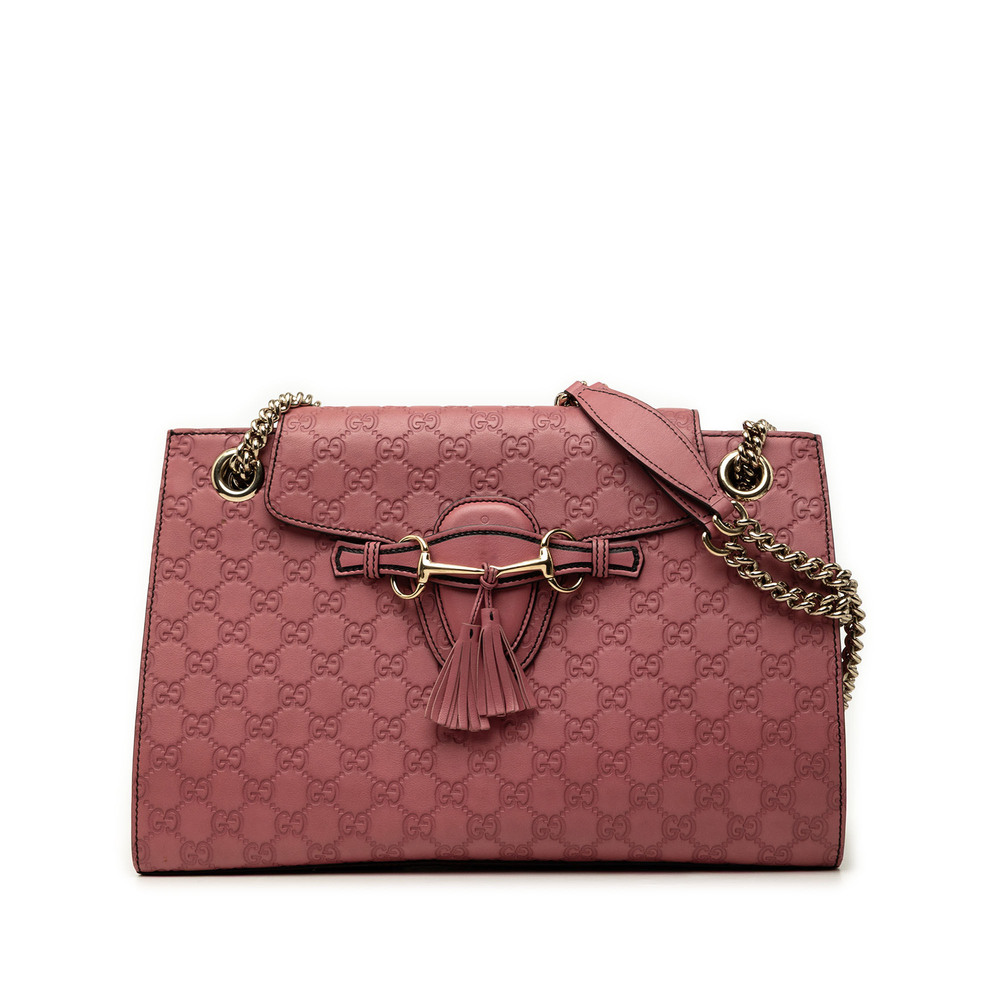 Pre-Loved Gucci Large Guccissima Emily Shoulder Bag